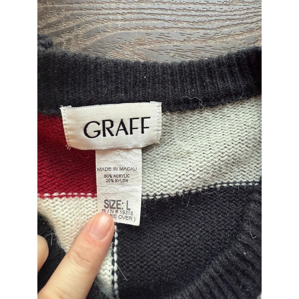 Vintage Graff Patchwork Cardigan Embroidered Beje… - image 6